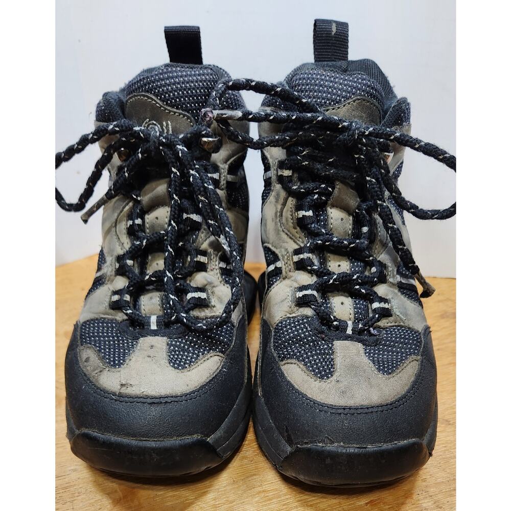 Z-Coil High Desert Hiker Hiking Boot Women 7 Gray Black Spring See Pics Heel Pad